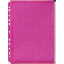 Marbig Binder Pocket Zip Closure A4 Pink 2025709 - SuperOffice