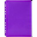 Marbig Binder Pocket Zip Closure A4 Purple 2025719 - SuperOffice