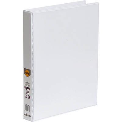 Marbig Clear View Insert Ring Binder 2D 25Mm A4 White 5402008B - SuperOffice