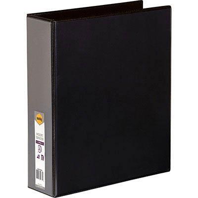 Marbig Clear View Insert Ring Binder 2D 50Mm A4 Black 5422002B - SuperOffice