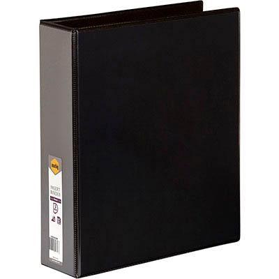 Marbig Clear View Insert Ring Binder 3D 50Mm A4 Black 5423002B - SuperOffice