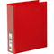 Marbig Clear View Insert Ring Binder 3D 50Mm A4 Red 5423003B - SuperOffice