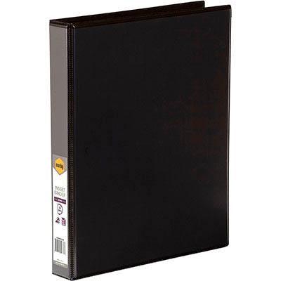 Marbig Clear View Insert Ring Binder 4D 25Mm A4 Black 5404002B - SuperOffice