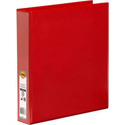 Marbig Clear View Insert Ring Binder 4D 38Mm A4 Red 5414003B - SuperOffice