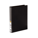 Marbig Clear View Insert Ring Binder Folder 2D 25mm A4 Black 20 Pack 5402002B (20 Pack) - SuperOffice