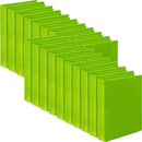 Marbig Clear View Insert Ring Binder Folder 2D 25mm A4 Lime Green 20 Pack 5402004 (20 Pack) - SuperOffice