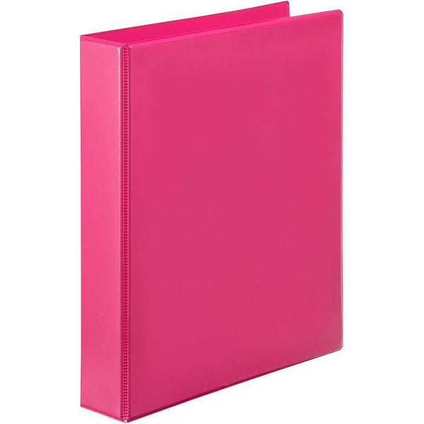 Marbig Clear View Insert Ring Binder Folder 2D 38mm A4 Pink Box 12 5412009 (Box 12) - SuperOffice