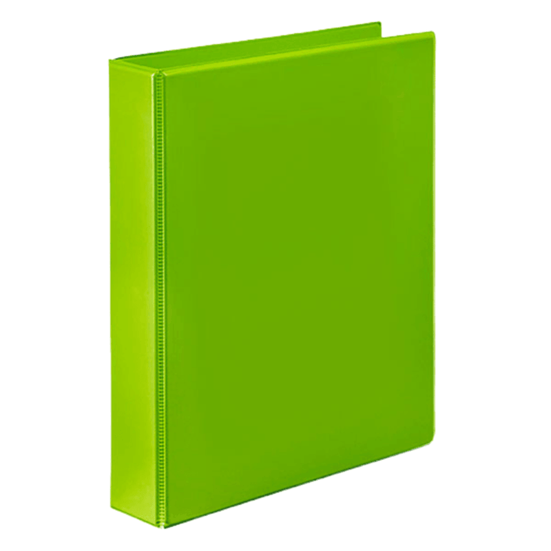 Marbig Clearview Insert Ring Binder 4D 50mm A4 Lime Green 12 Pack 5424004 (12 Pack) - SuperOffice