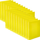 Marbig Clearview Insert Ring Binder Folder 2D 25mm A4 Yellow Box 20 5402005 (20 Pack) - SuperOffice