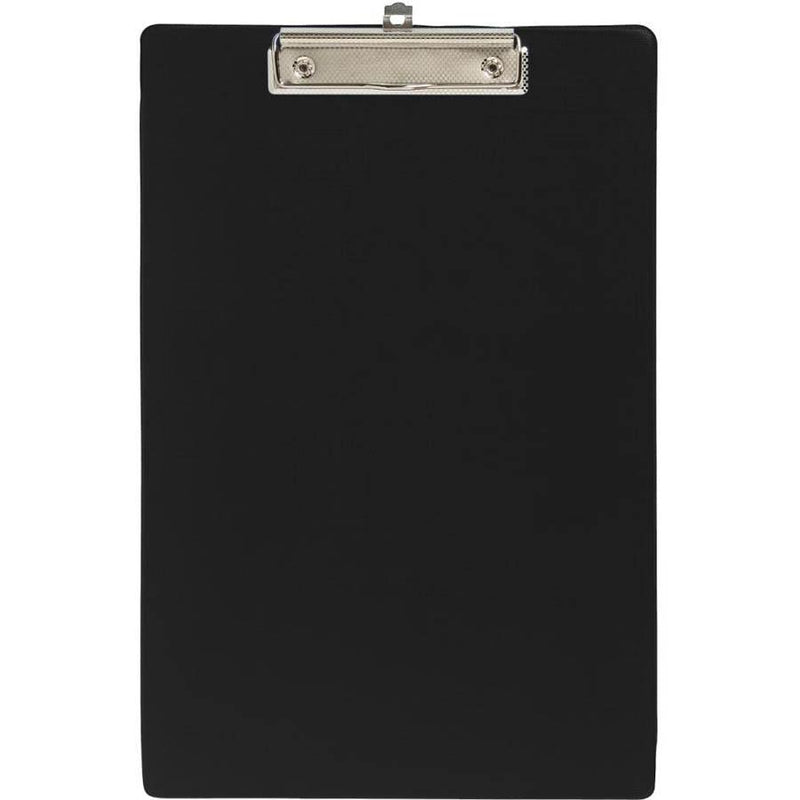 Marbig Clipboard Pvc Foolscap Black 4301002 - SuperOffice