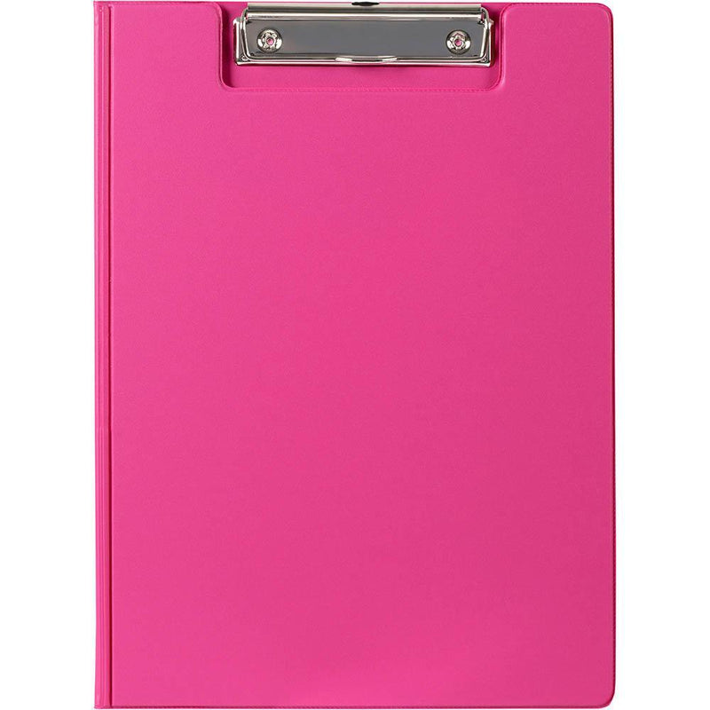 Marbig Clipfolder Pvc A4 Pink 4300609A - SuperOffice