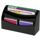 Marbig Desktop Organisers Wooden 4 Tier Black 86201B - SuperOffice