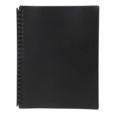 Marbig Display Book Refillable 20 Pocket A4 Black 2007002 - SuperOffice