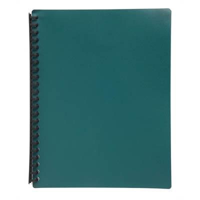 Marbig Display Book Refillable 20 Pocket A4 Dark Green 2007028 - SuperOffice