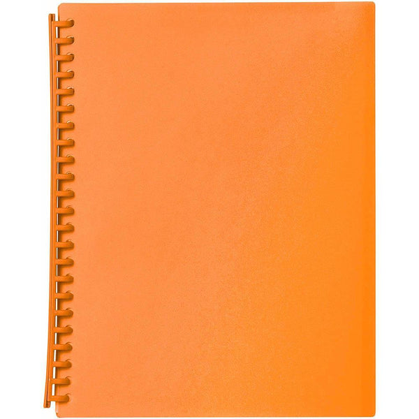 Marbig Display Book Refillable 20 Pocket A4 Orange 2007306 - SuperOffice