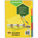 Marbig Divider Erasable Manilla 5-Tab A4 White 37900F - SuperOffice