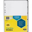 Marbig Divider Manilla 5-Tab A4 White Pack 20 Bulk 37320F - SuperOffice