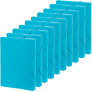 Marbig Document File Box A4 Marine Blue Box 10 Bulk 2019901 (10 Pack) - SuperOffice