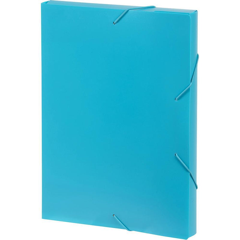 Marbig Document File Box A4 Marine Blue Box 10 Bulk 2019901 (10 Pack) - SuperOffice