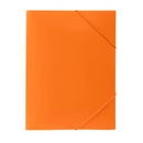 Marbig Document File Wallet Folder Elastic Strap A4 Orange 12 Pack 2095106 (12 Pack) - SuperOffice