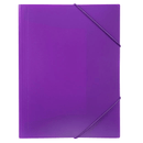 Marbig Document File Wallet Folder Elastic Strap A4 Purple 12 Pack 2095119 (12 Pack) - SuperOffice