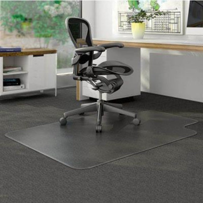 Marbig Duramat Chairmat Pvc Keyhole Carpet 910 X 1210Mm 87220 - SuperOffice