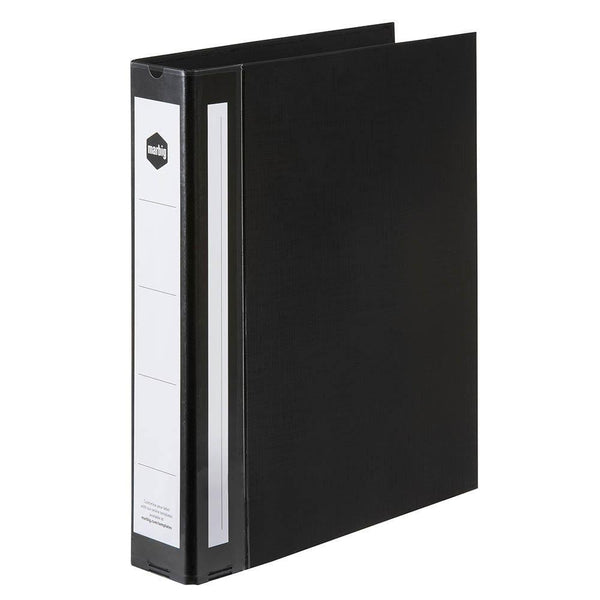 Marbig Enviro Wide Capacity Ring Binder 2D 38Mm A4 Black 5902002 - SuperOffice