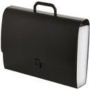 Marbig Expanding File Folder PP 26 Pocket Foolscap Black 9006802 - SuperOffice