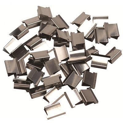 Marbig Fast Clip Refills Medium Chrome Pack 50 87097 - SuperOffice