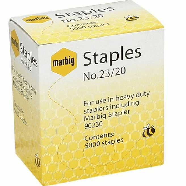 Marbig Heavy Duty Staples 23/20 Box 5000 90220 - SuperOffice