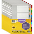 Marbig Index Divider Financial Year Months July-June Tab A4 10 Pack 35039F (10 Pack) - SuperOffice