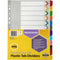 Marbig Index Divider Financial Year Months July-June Tab A4 10 Pack 35039F (10 Pack) - SuperOffice