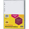 Marbig Index Divider PP 1-54 Tab A4 Grey 35140 - SuperOffice