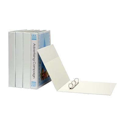 Marbig Insert Ring Binder Pvc Landscape 3D 25Mm A3 White 5500508 - SuperOffice