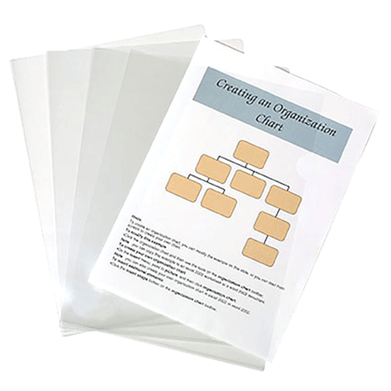 Marbig Letter File A4 Clear Pack 100 Bulk 2004912 (Pack 100) - SuperOffice