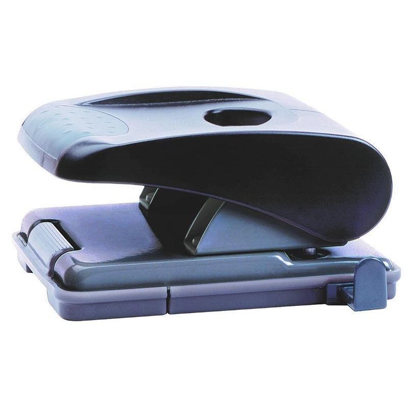 Marbig Medium 2 Hole Punch Black 88026A - SuperOffice