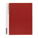 Marbig Non-Refilable Display Book Clear Cover 20 Pocket A4 Red 10 Pack 2003703 (10 Pack) - SuperOffice