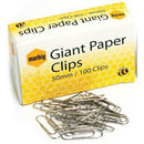 Marbig Paper Clip Round 50Mm Box 100 87090 - SuperOffice