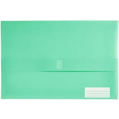 Marbig Polypick Wallet Foolscap Teal 2011004 - SuperOffice