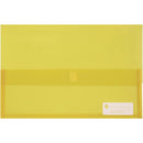 Marbig Polypick Wallet Foolscap Translucent Yellow 2310005 - SuperOffice