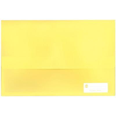 Marbig Polypick Wallet Foolscap Yellow 2011005 - SuperOffice