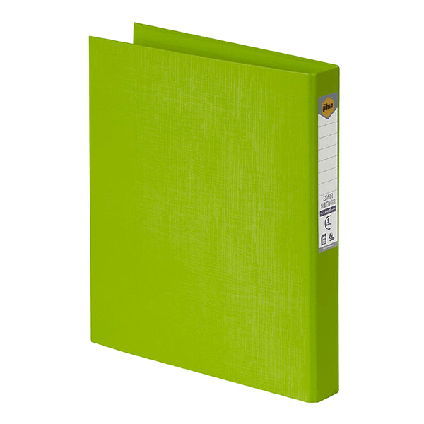 Marbig Ring Binder File Folder PE 25mm 2D A4 Lime Green Box 6 5022132 (Box 6) - SuperOffice