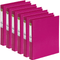 Marbig Ring Binder File Folder PE 25mm 2D A4 Pink Box 6 5022109 (Box 6) - SuperOffice