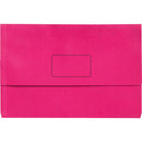 Marbig Slimpick Document Wallet Foolscap Bright Pink Pack 10 4004309 - SuperOffice