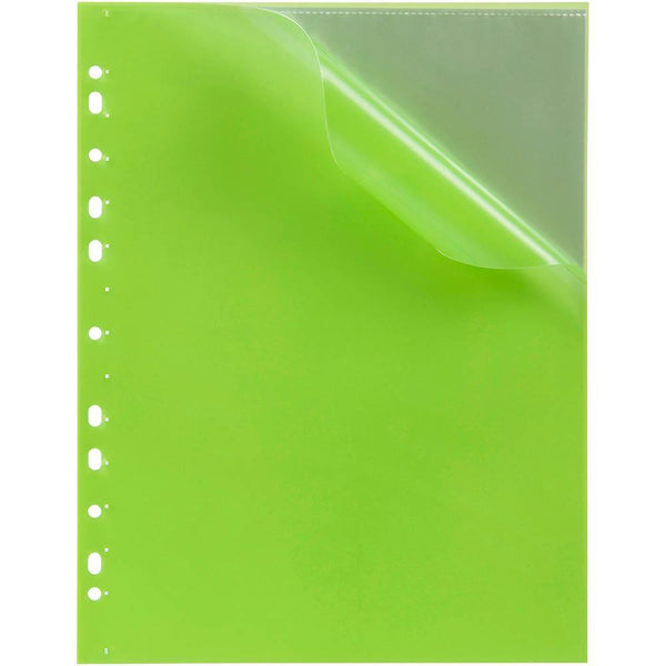 Marbig Soft Touch Binder Display Book 10 Pocket A4 Lime 2300504 - SuperOffice