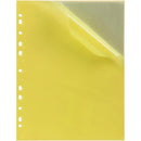 Marbig Soft Touch Binder Display Book 10 Pocket A4 Yellow 2300505 - SuperOffice