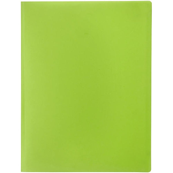 Marbig Soft Touch Display Book 12 Pocket Lime 2007604 - SuperOffice