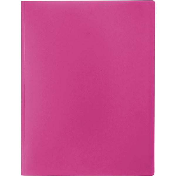 Marbig Soft Touch Display Book 12 Pocket Pink 2007609 - SuperOffice