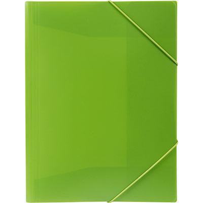 Marbig Soft Touch Document Wallet A4 Lime 2095104 - SuperOffice