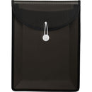 Marbig Top Load File Folder With Elastic Closure PP A4 Black Pack 10 9007102 (Pack 10) - SuperOffice